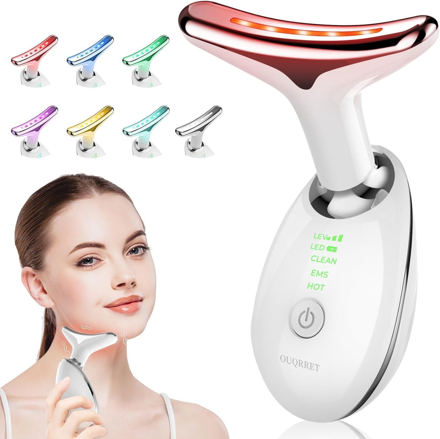 GlowLift™ Mini – LED-apparaat voor nek- en gezichtslifting